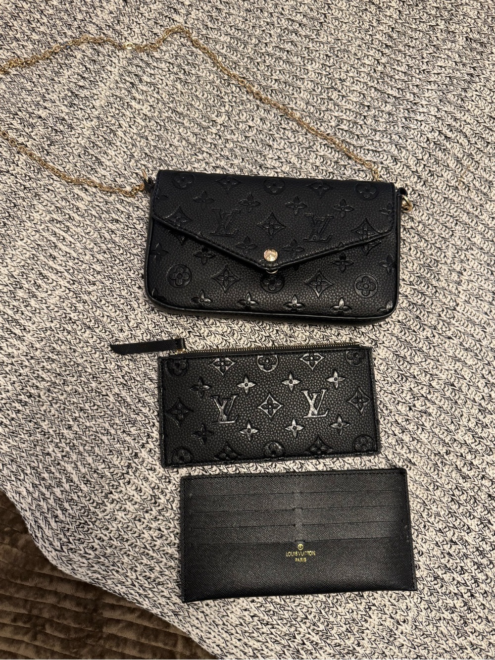 Black Monogram Crossbody - Picture 2 of 11
